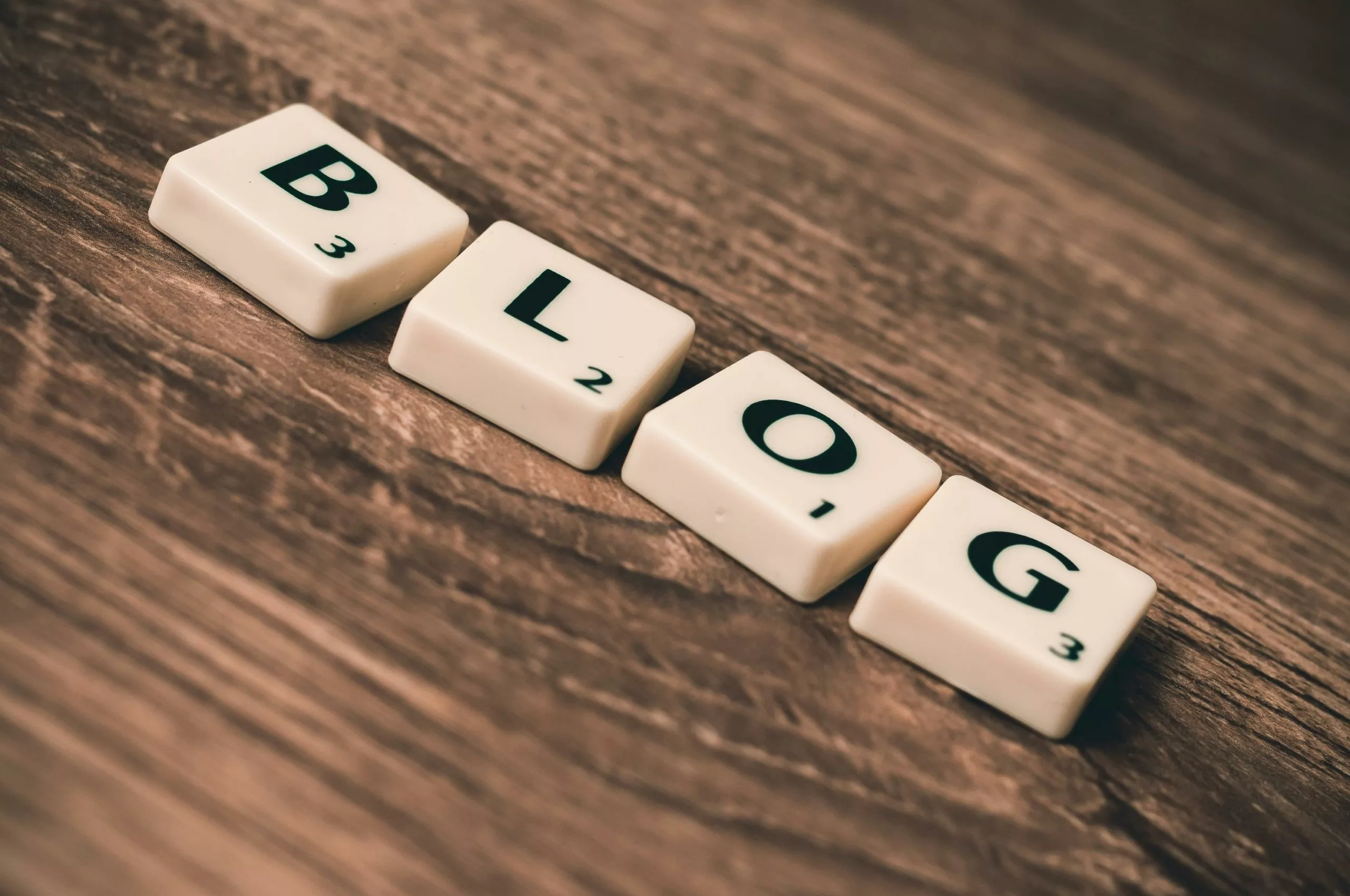 The word "Blog"