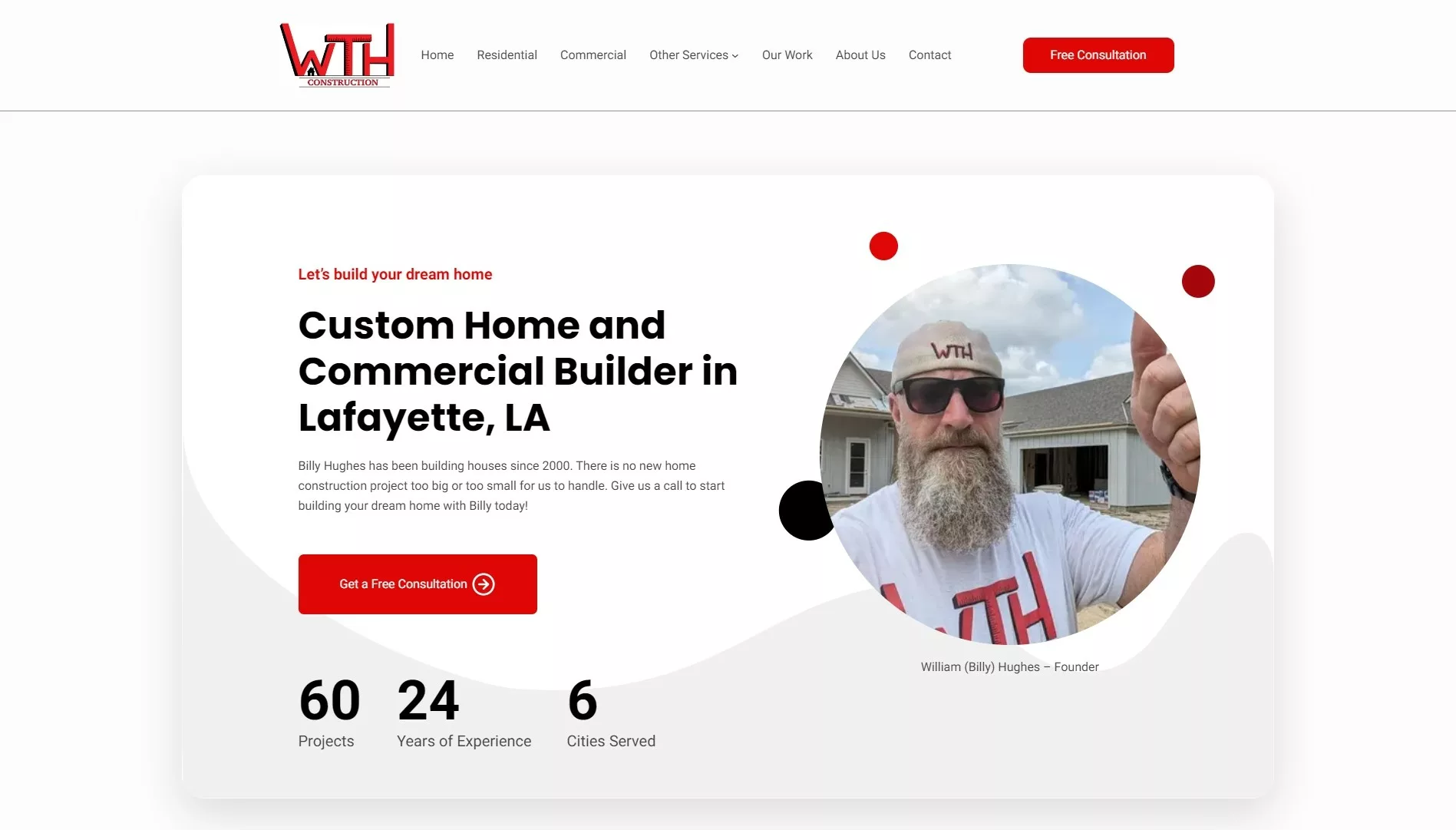 New Design for BuildWithBilly.com